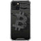 Bitcoin Textured Logo iPhone 14 Clear Case